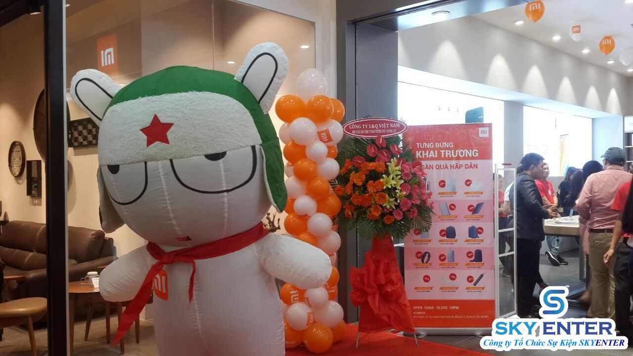 tổ chức sự kiện khai trương cửa hàng xiaomi